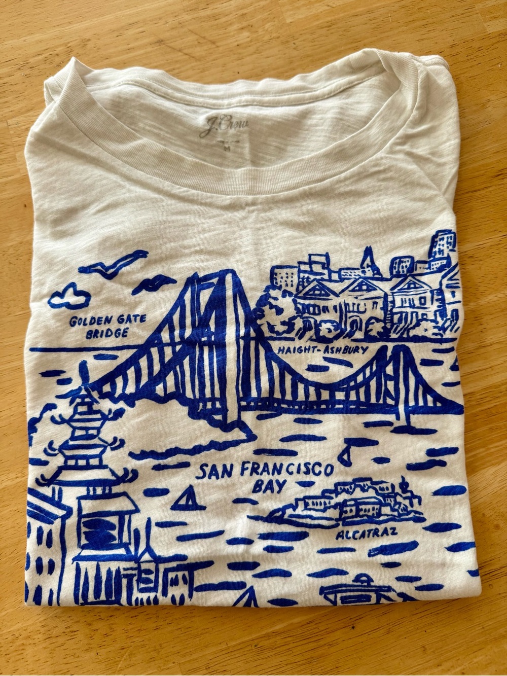 J Crew San Francisco Tee